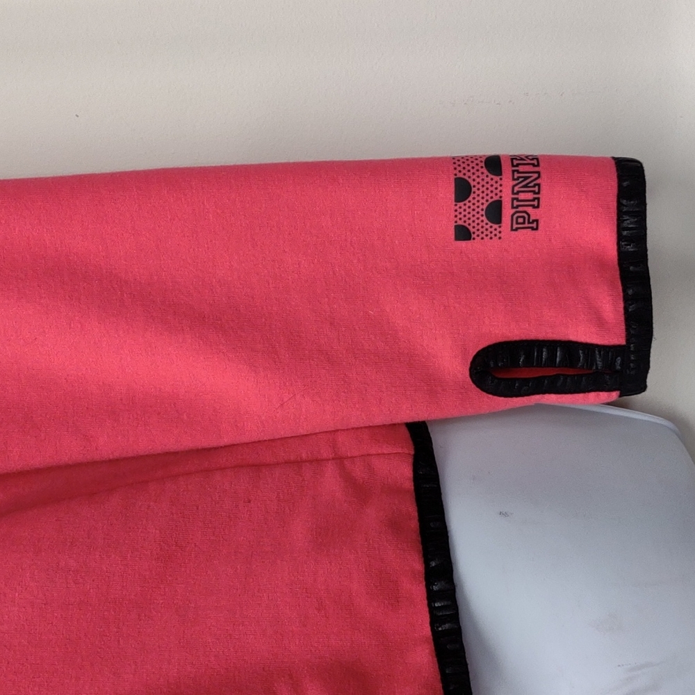 Victoria's Secret Pink XS Hot pink hooded zippered Jacket - Picture 4 of 9